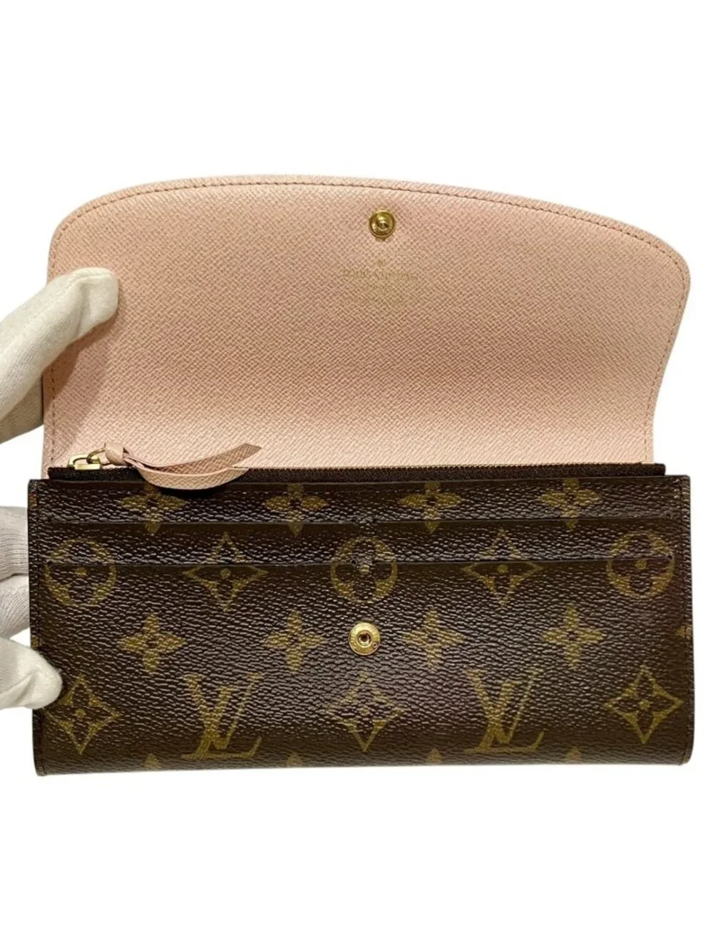 Louis Vuitton Portefeuille Emily Monogram Wallet Canvas